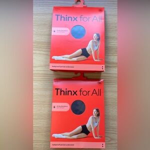 Thinx for All Leakproof Period Underwear - XL - Black - High-Waist - 2 Pair